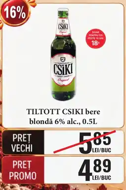 CBA Tiltott Csiki bere Ofertă