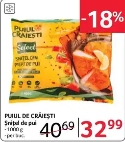 Selgros Puiul de Craiesti Șnițel de pui Ofertă