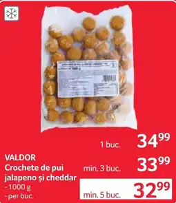 Selgros Valdor crochete de pui jalapeno și cheddar Ofertă