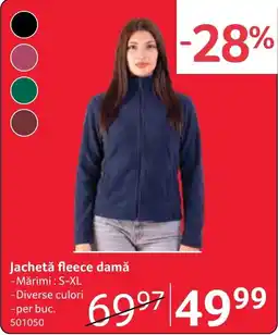 Selgros Jachetă fleece damă Ofertă