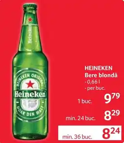 Selgros Heineken Bere blondă Ofertă
