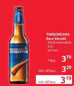 Selgros Timișoreana Bere blondă Ofertă