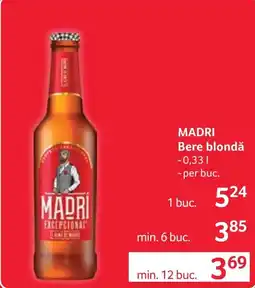 Selgros Madri bere blondă Ofertă