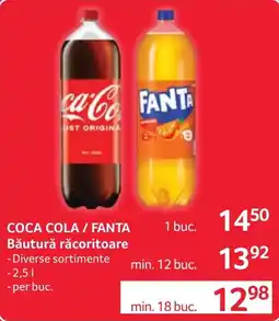 Selgros Coca Cola / Fanta Ofertă