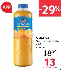 Selgros Olympus suc de portocale Ofertă