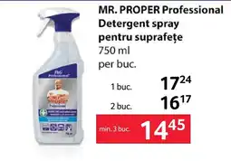 Selgros Mr. Proper Professional Detergent spray Ofertă