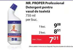 Selgros Mr. Proper detergent pentru vasul de toaletă Ofertă