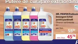 Selgros Mr. Proper detergent lichid pentru pardoseli Ofertă