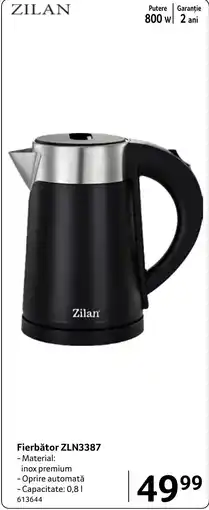 Selgros Zilan fierbător zln3387 Ofertă