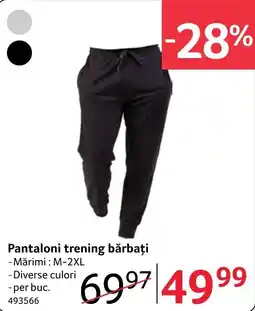 Selgros Pantaloni trening bărbați Ofertă