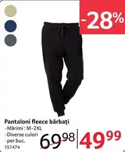 Selgros Pantaloni fleece bărbați Ofertă