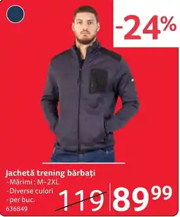Selgros Jachetă trening bărbați Ofertă