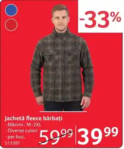 Selgros Jachetă fleece bărbați Ofertă