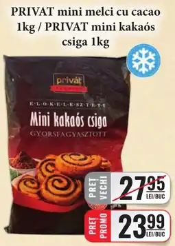 CBA Privat mini melci cu cacao Ofertă