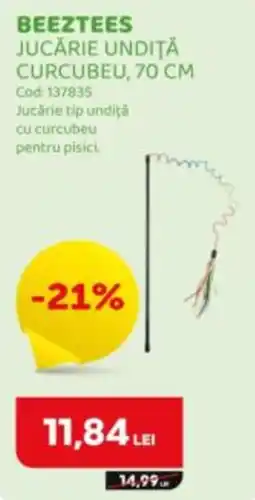 Animax Beeztees jucarie undita curcubeu Ofertă