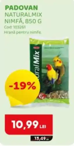 Animax Padovan naturalmix nimfă Ofertă
