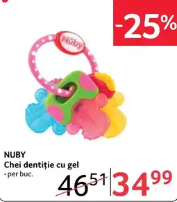 Selgros Nuby Chei dentiție cu gel Ofertă