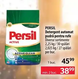 Selgros Persil detergent automat pudră pentru rufe Ofertă