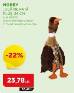 Animax Nobby jucarie rață plus Ofertă