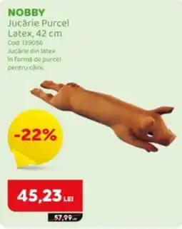 Animax Nobby jucarie purcel Ofertă