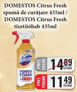 CBA Domestos citrus fresh spumă de curățare Ofertă