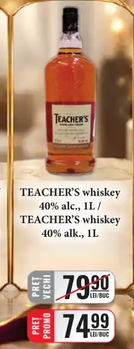 CBA Teacher's whiskey Ofertă