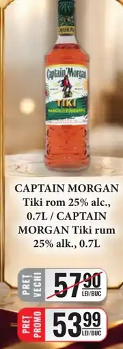 CBA Captain Morgan Tiki rum Ofertă