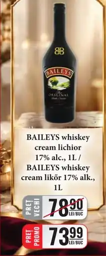CBA Baileys whiskey cream likör Ofertă