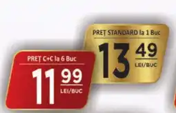 CBA Pret C+C la 6 Buc Ofertă