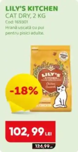 Animax Lily's kitchen cat dry Ofertă