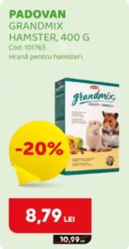 Animax Padovan grandmix hamster Ofertă