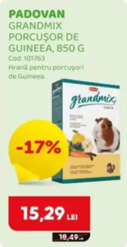 Animax Padovan grandmix porcușor de guineea Ofertă