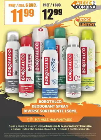 Borotalco deodorant spray