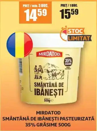 Mirdatod smântână de ibănești pasteurizată