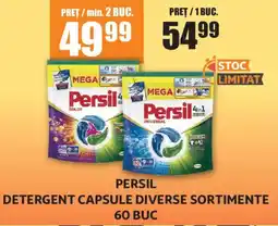 Auchan Persil detergent capsule diverse sortimente Ofertă