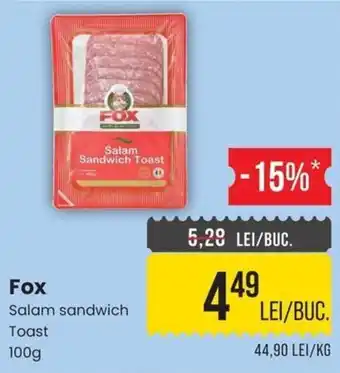 Fox salam sandwich toast