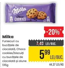 Mega Image Milka Choco Cookies Ofertă