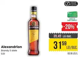Mega Image Alexandrion Brandy 5 stele Ofertă