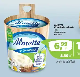 Almette cremă de brânză