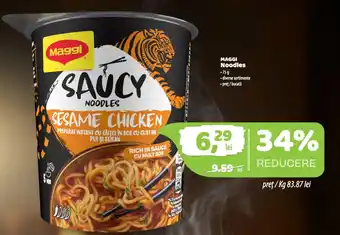 Maggi saucy noodles sesame chicken