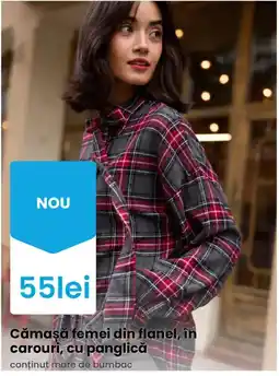 Pepco Cămașă femei din flanel Ofertă