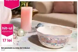 Pepco Bol pastelat cu oraș de Crăciun Ofertă