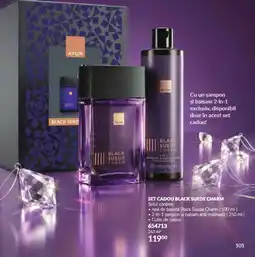 Avon Set cadou Black suede charm Ofertă