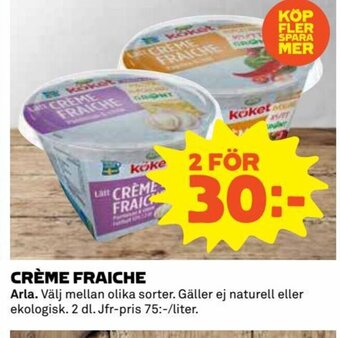Coop Crème Fraiche erbjuda