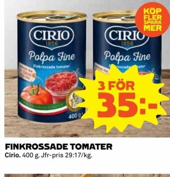 Coop Finkrossade Tomater erbjuda