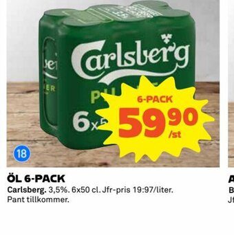 Coop Öl 6-Pack erbjuda