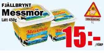 Matdax Fjällbrynt Messmör erbjuda