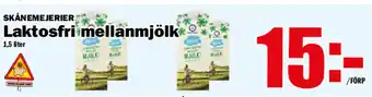 Matdax Skånemejerier Laktosfri Mellanmjölk erbjuda