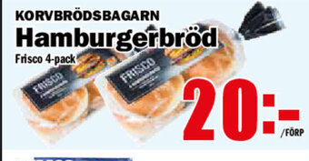 Matdax Hamburgerbröd erbjuda