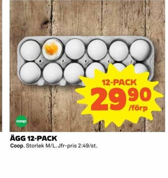 Coop Extra Ägg 12-Pack erbjuda